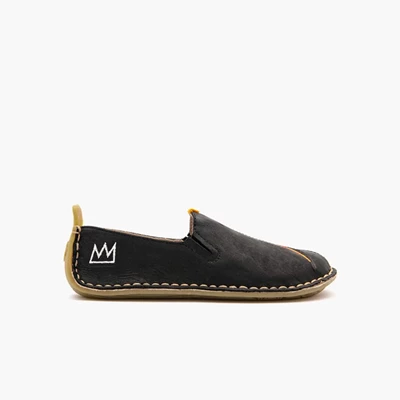 Slip On Vivobarefoot Ababa Basquiat Criança Obsidiana | 9087-WYPLT